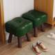 Household solid wood low stool replacement shoe stool door small stool