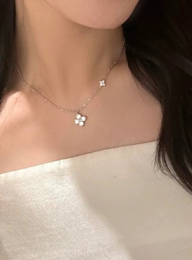 铜锁骨链可爱简约风小众设项链