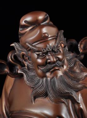 艺品江山紫铜天师钟馗客厅铜像神像门神魁星工艺品高档礼品送领导