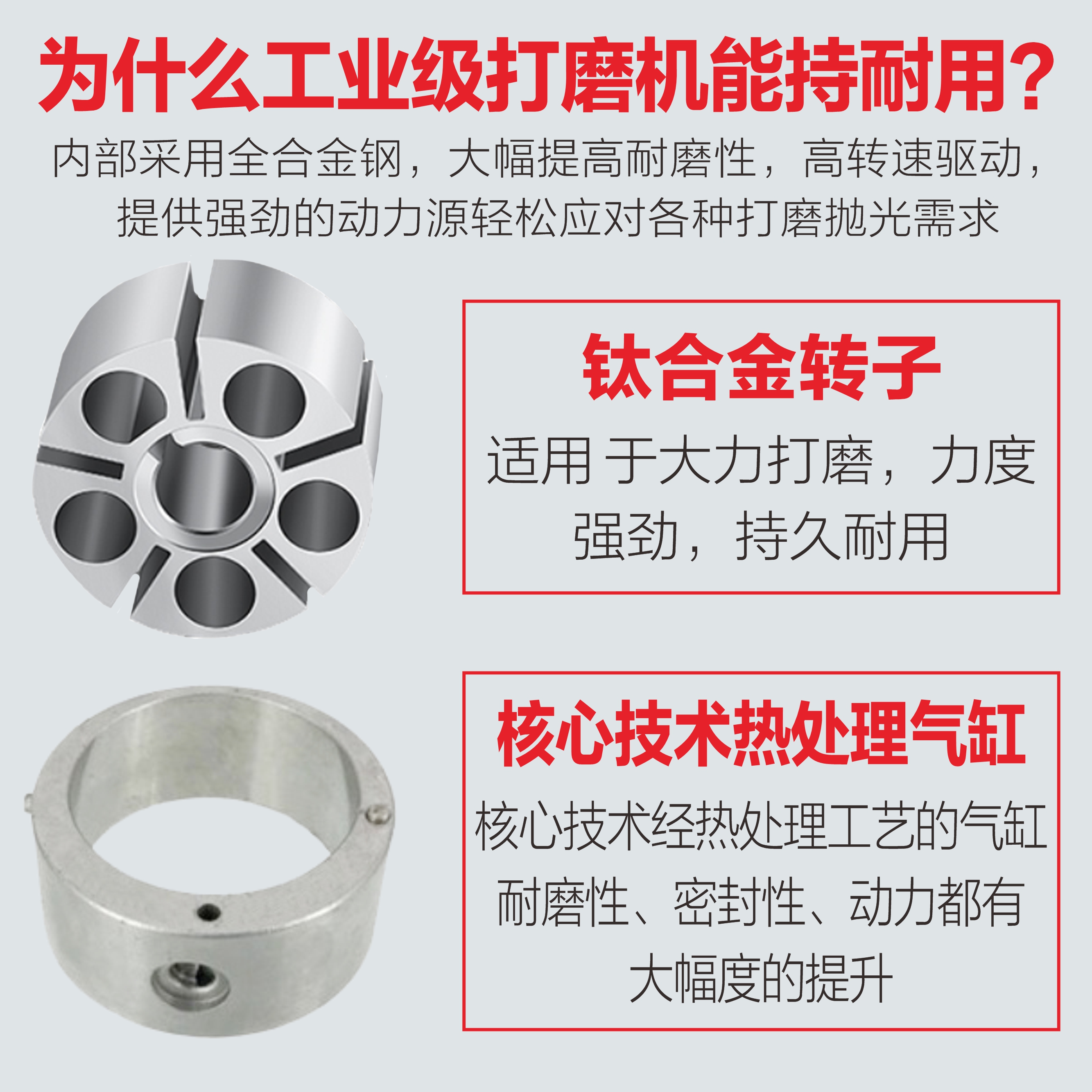 台湾托罗工业级5寸气动打磨机砂纸机气磨机干磨头汽车抛光打蜡机 - 图1