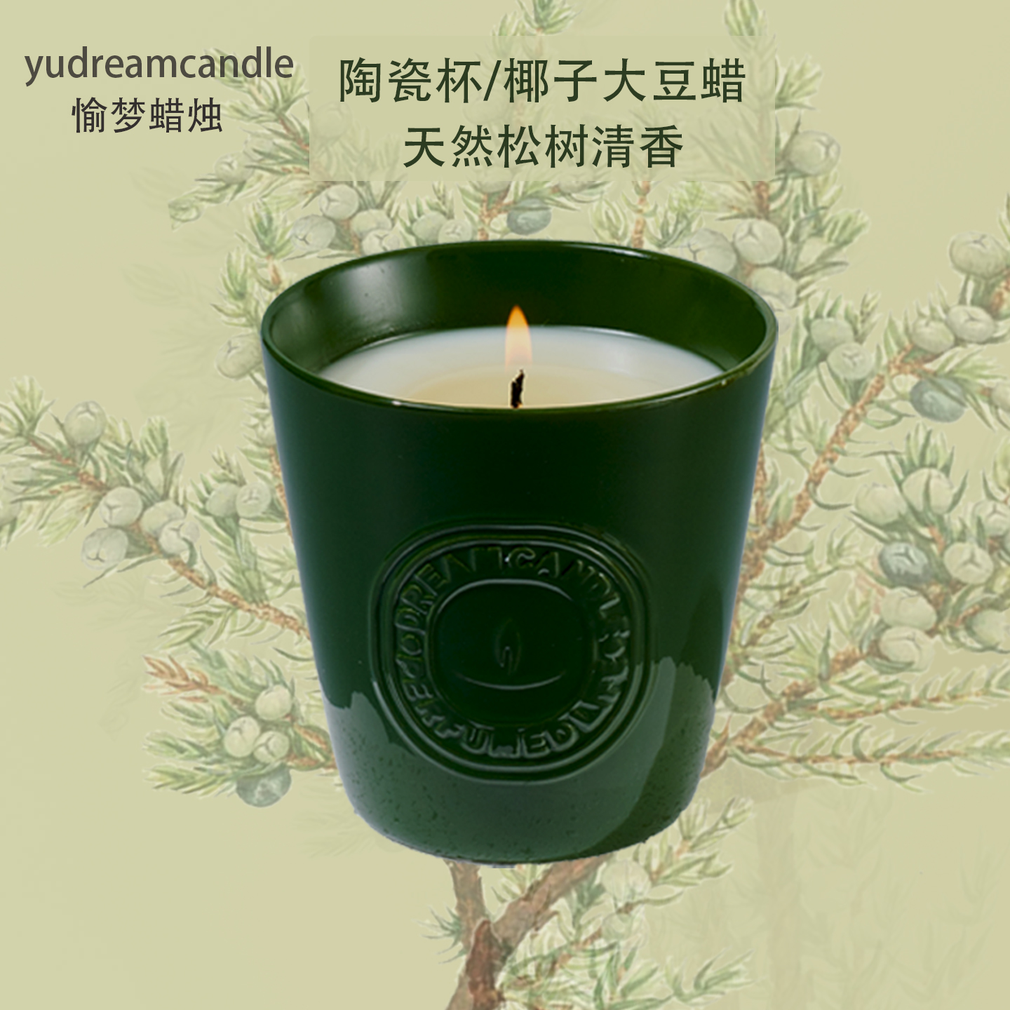 香薰蜡烛陶瓷杯大号持久扩香椰子大豆蜡礼盒生日礼物送闺蜜卧室内 - 图3