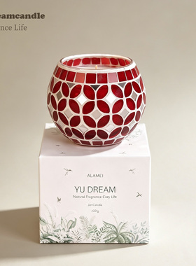 yudreamcandle马赛克香薰杯