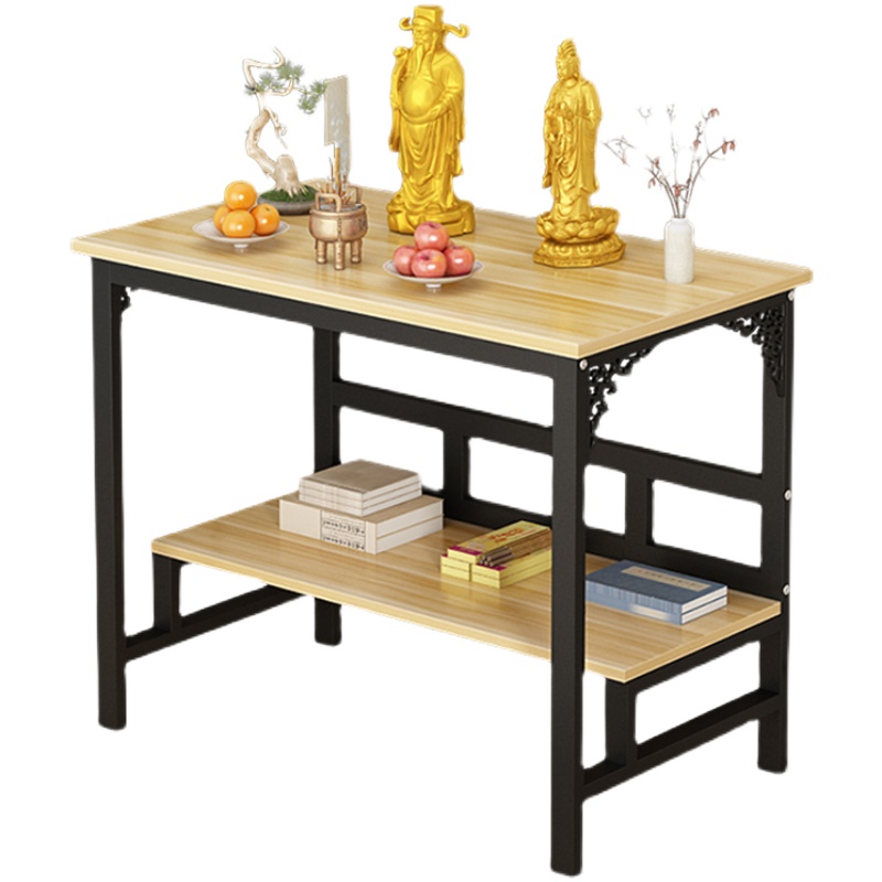 供桌佛台关公菩萨佛桌财神挂像高供桌子长条案经济型家用简约中式 - 图3