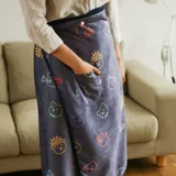 Мультяшное демисезонное утепленное одеяло, накидка