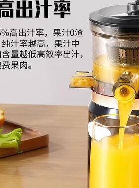 榨汁机家用渣汁分离全自动水果小型果蔬多功能原汁机商用炸果汁机