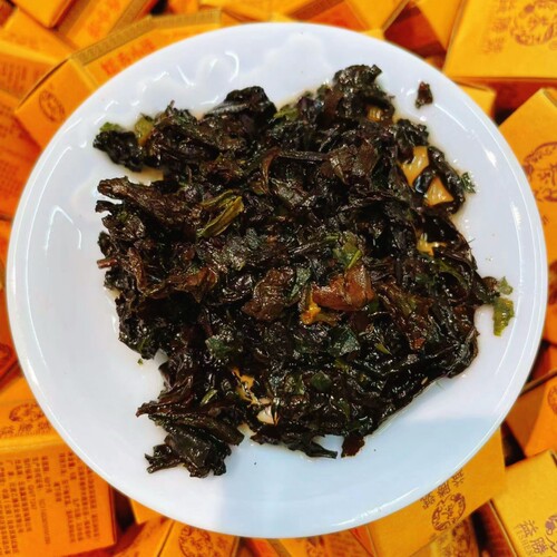 糯米香普洱熟茶小沱茶老仓 浓香型小饼50颗 益胜号糯香小饼盒装 - 图2