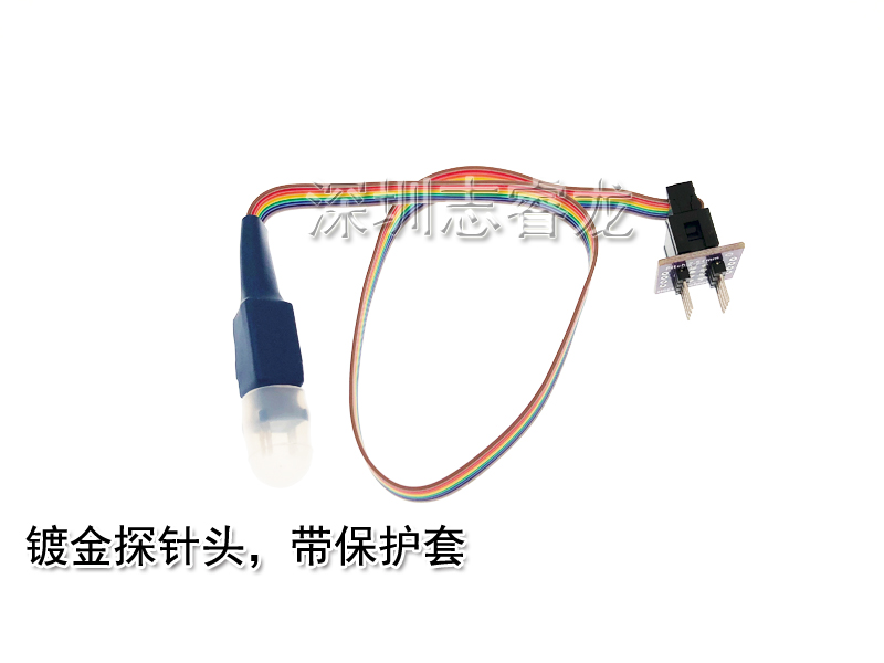 TSSOP8贴片芯片探针线免拆烧录读写弹簧顶针 8脚0.65mm读写座-图1