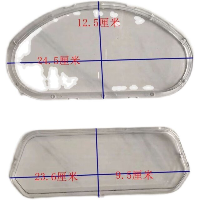 Three-wheel four-wheel gasoline shed electric vehicle instrument transparent case