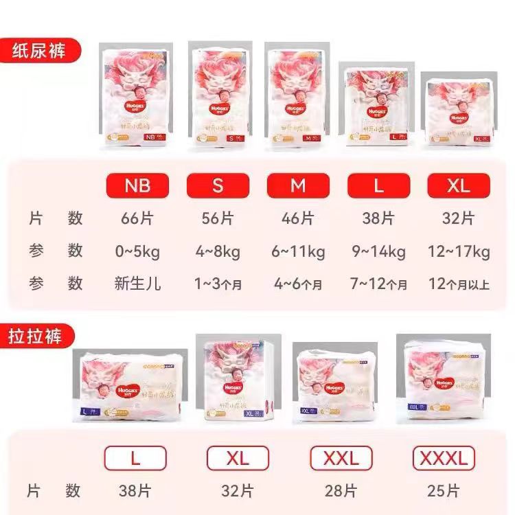 好奇小龙裤皇家御裤纸尿裤成长裤超薄丝柔亲肤铂金装宝宝尿不湿 - 图1