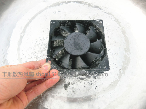加湿器风机 DC48V 220V 12cm 12038 IP55 IP68 防水交流直流风扇 - 图2
