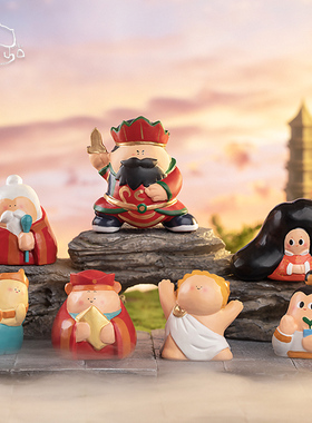 先锋书店小神仙萌系满满木雕