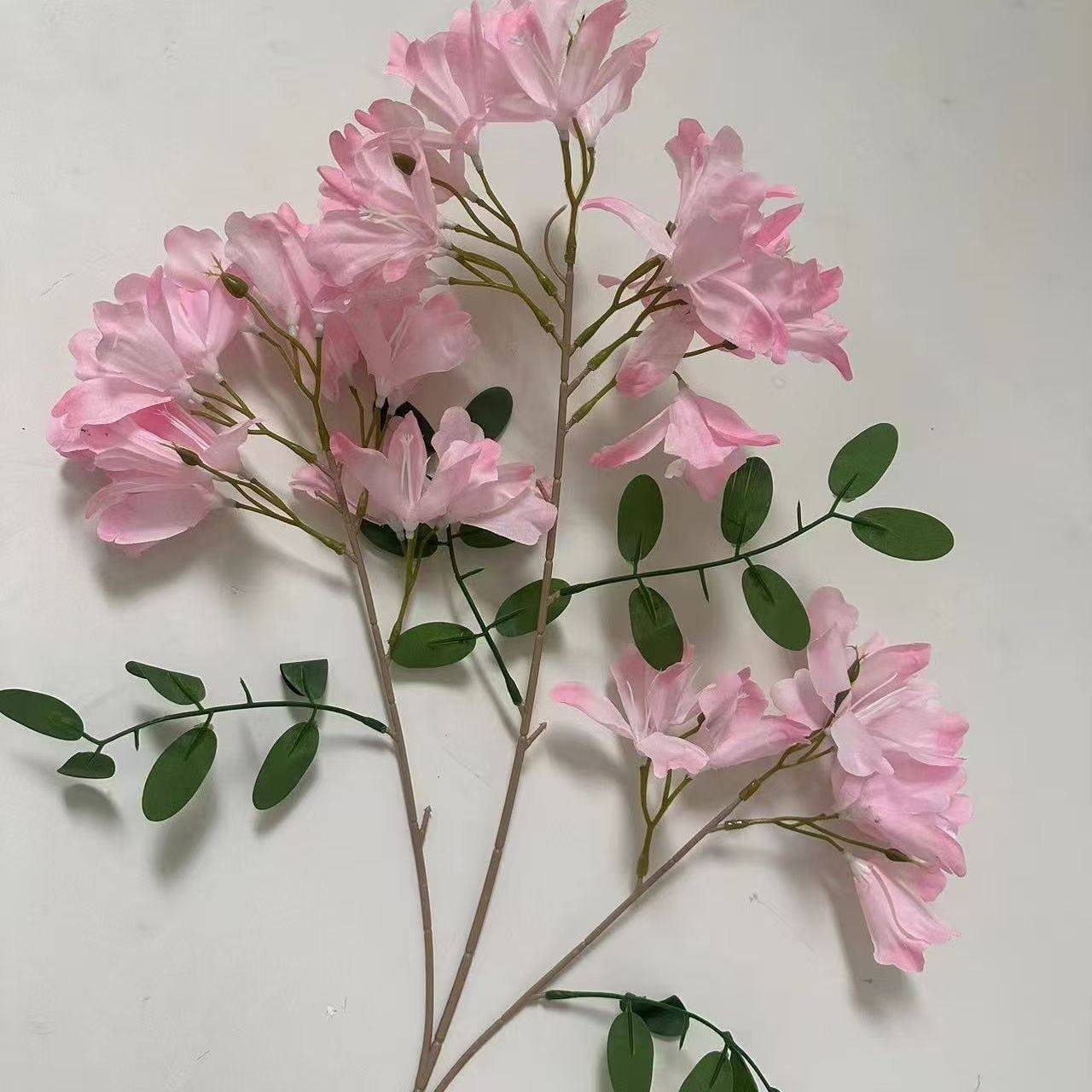 蓝花楹绢花仿真花客厅摆设电视柜摆件壁挂装饰品餐桌插花蓝色花束,淘宝优惠券,粉丝福利购,淘宝优惠卷