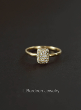 L.Bardeen18K金钻石戒指女