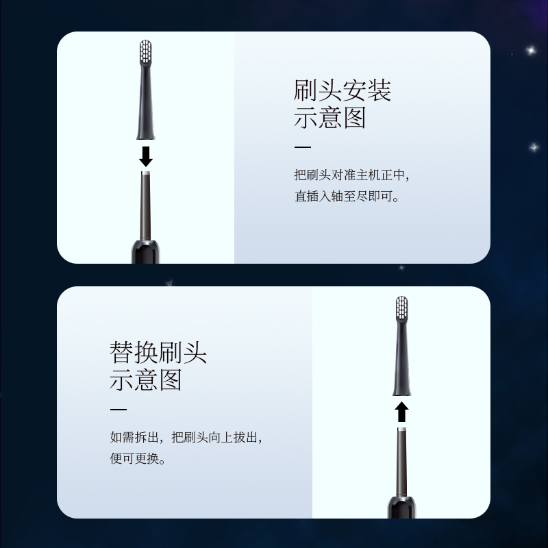 supecare舒宁旗舰店舒宁成人充电款智能定时电动牙刷变频声波震动清洁男女FD506910501