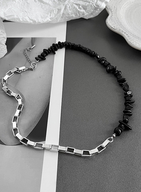 奇志爷爷ins钛钢男女项链