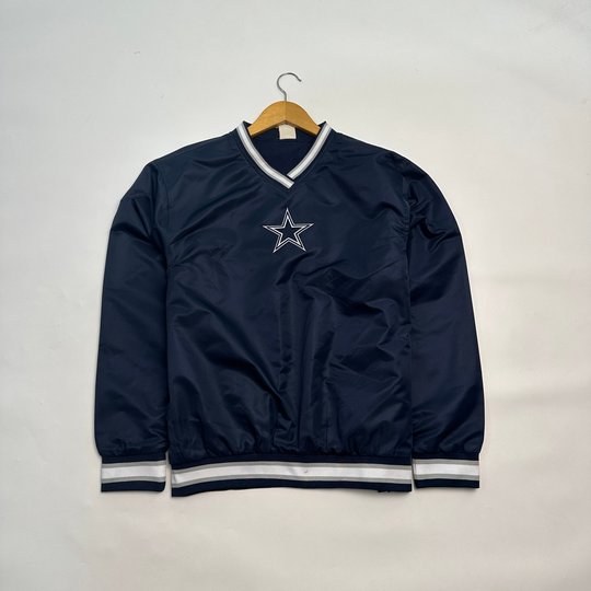 外贸尾货 原单UG版男士双层V领外套万针刺绣队标侧缝拉链开口夹克