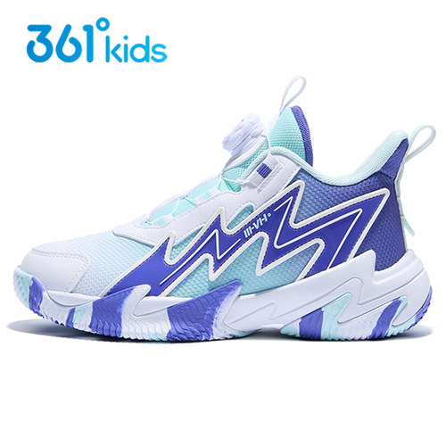 悍将361童鞋男童青少年篮球鞋防滑耐磨2025夏秋季新款软底运动鞋 - 图3