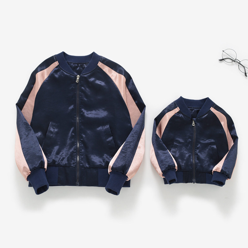 不一样的秋装棒球服母子装2020新款 哆啦脚丫童装亲子装/亲子时装