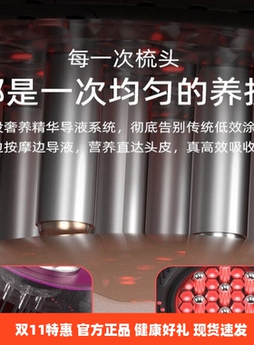 倍轻松二代红光导入生发梳