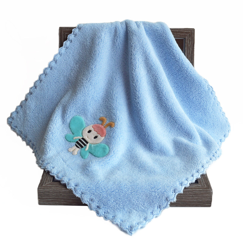 5条装30花边珊瑚绒方巾 加厚吸水手帕卸妆擦脸巾面巾手帕儿童毛巾,淘宝优惠券,粉丝福利购,淘宝优惠卷