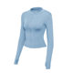 Autumn yoga suit tops running sports outdoor running training lulu jacket quick-drying fitness clothes women's Pilates