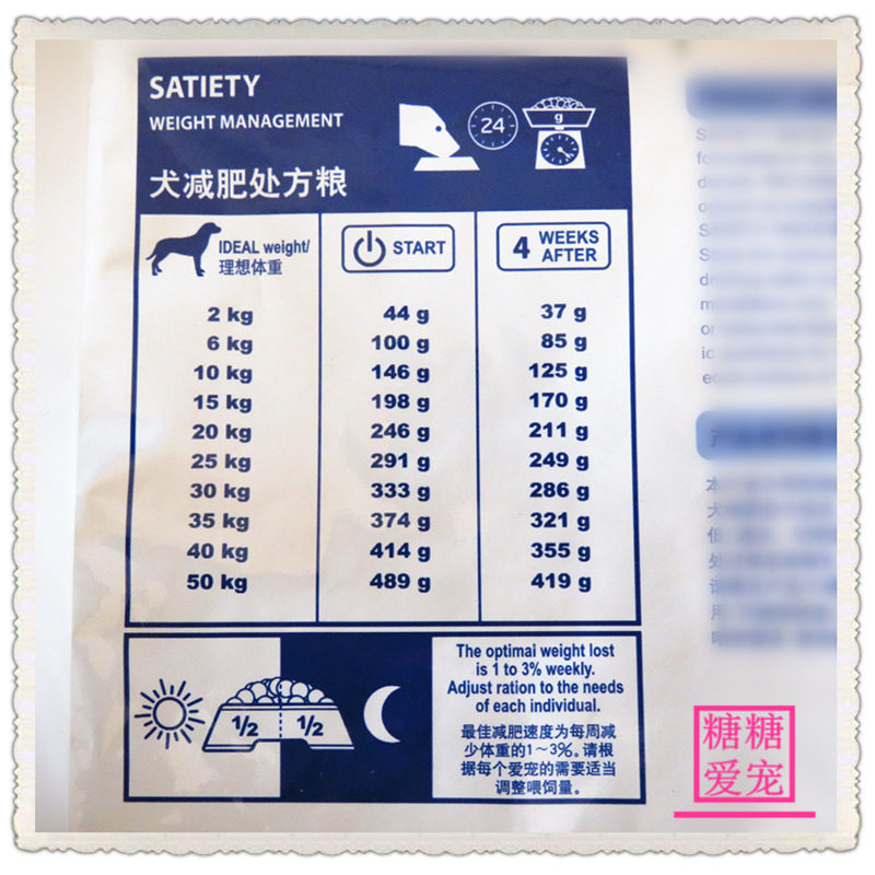 皇家SAT30犬DP34肥胖症减肥减重处方粮狗粮一期1.5kg/6kg - 图1