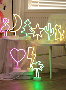 ins小彩灯少女心卧室摆件网红