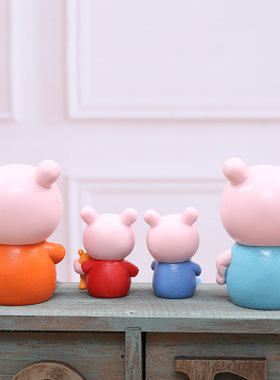 可爱风吊脚娃娃高品质树脂存钱罐