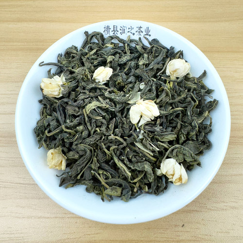 批茉莉花茶叶2026新茶春茶浓香茉莉香雪广西横县茉莉花茶绿茶500g - 图1