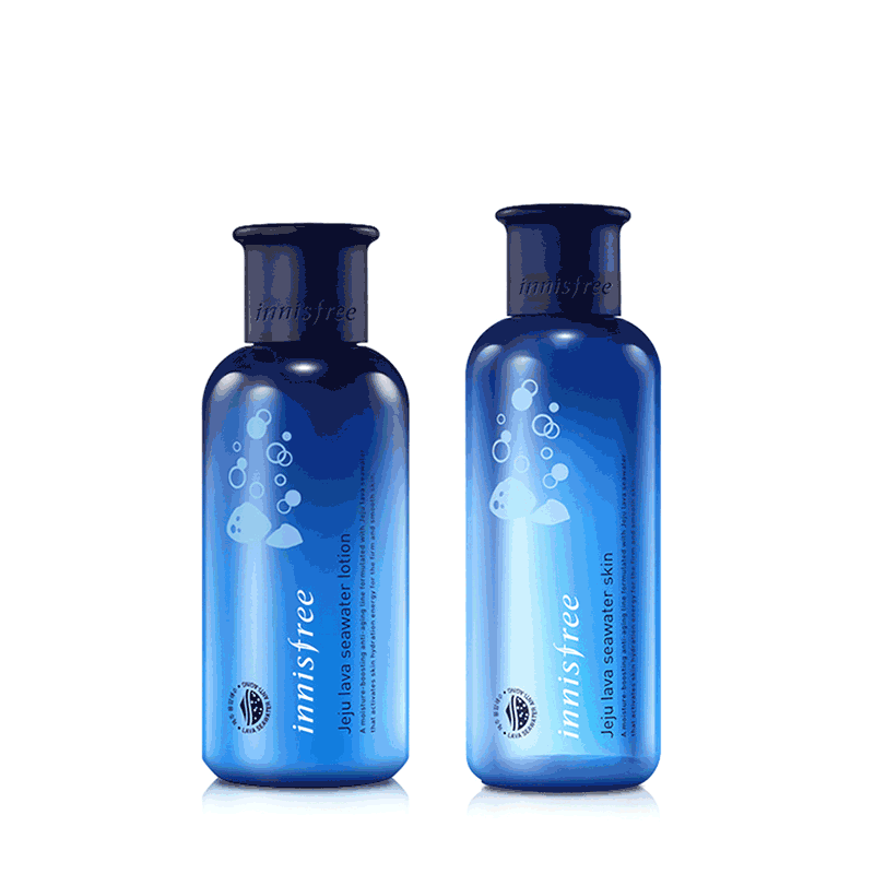 悦诗风吟济州熔岩海水菁妍水乳套装 薇美铺海外面部护理套装