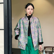 New Chinese Mink Fur Fur Coats Women Mink Leather Coat 2023 New Young Models Sung Jin Blouses Female Real Silk National Wind