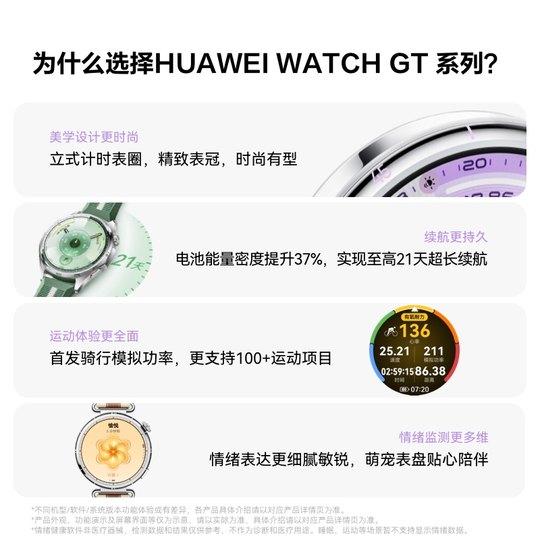 HUAWEI WATCH GT 6 Huawei Smart Watch Emotion Monitoring Health Management Sports Cycling 21 Days Long Battery Life Fashion Watch for Men and Women Couples