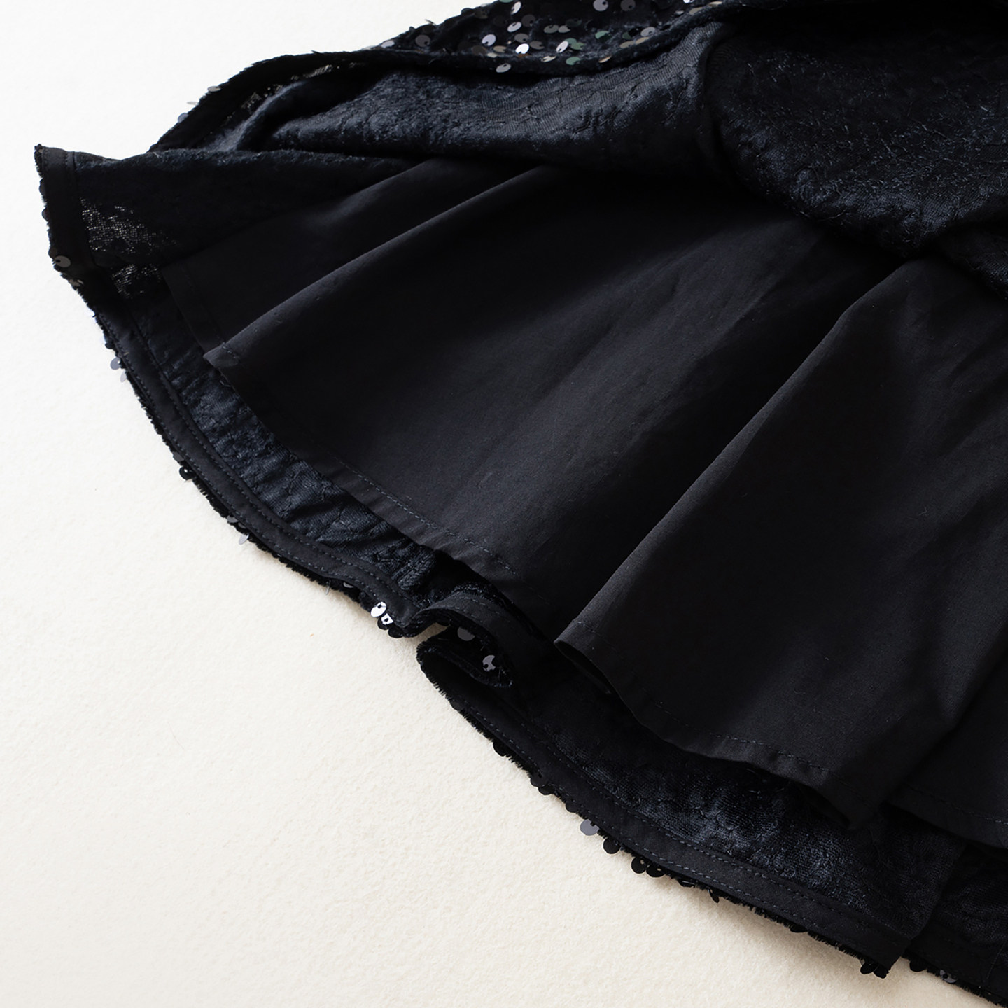 女童亮片半身裙冬季新款黑色长款半裙儿童百褶裙修身显瘦丝绒裙子,淘宝优惠券,粉丝福利购,淘宝优惠卷