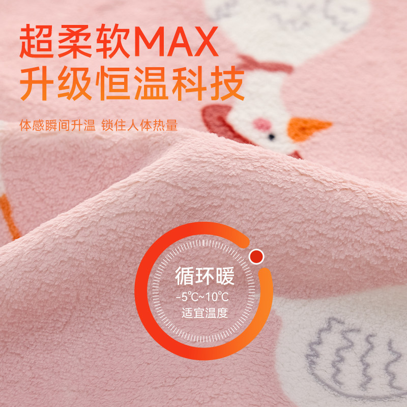 猫人法兰绒月子服秋冬季加绒孕妇睡衣哺乳期产后喂奶珊瑚绒家居服,淘宝优惠券,粉丝福利购,淘宝优惠卷