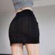European and American sexy slim fit slit skirt