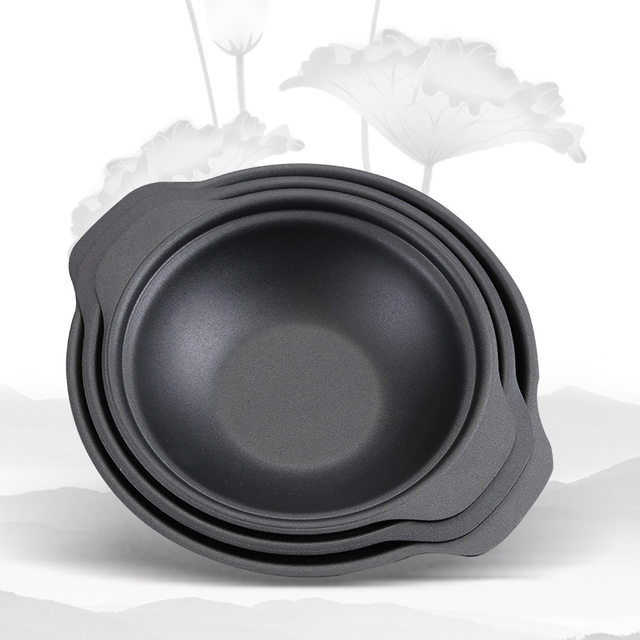 Iron clay pot commercial pig iron braised chicken casserole