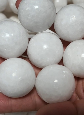 天然八颗石春生意局苏民峰人缘安康白玉球居家客厅办公室现代摆件