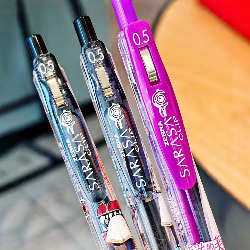 zebra斑马中性笔葬送的芙莉莲联名jj15sarasa按动红色水笔0.5黑笔,淘宝优惠券,粉丝福利购,淘宝优惠卷