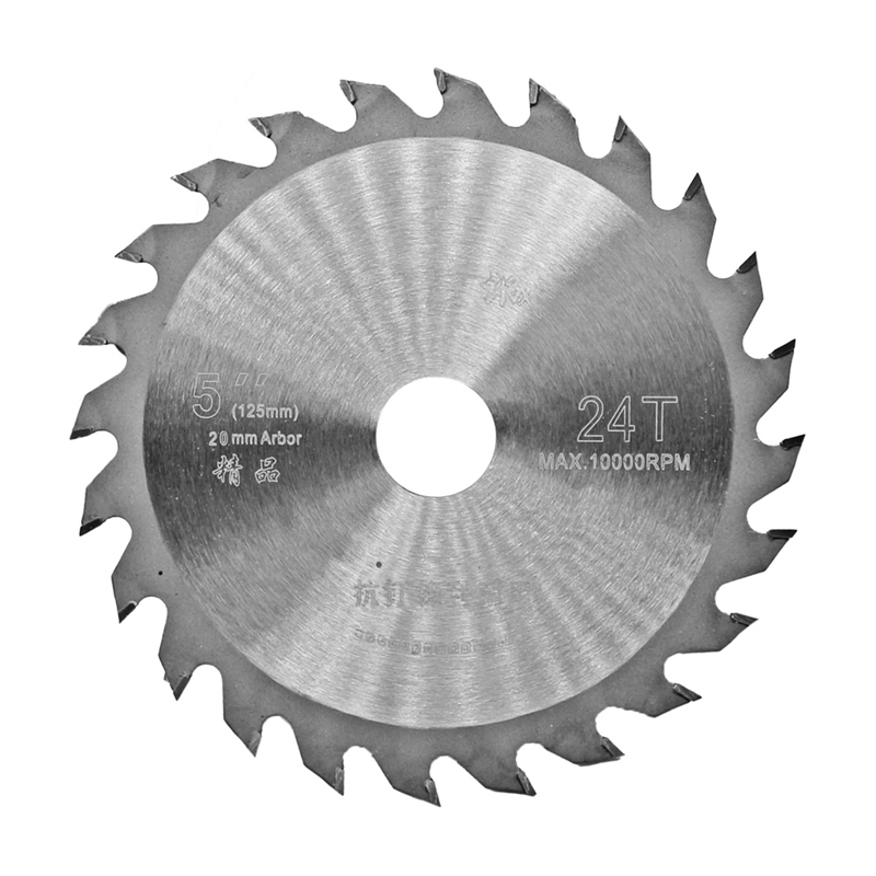 木工锯片 超薄 24T40齿5寸125mm内孔22毫米角磨机木头锂电切割片