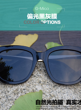 墨镜偏光韩版复古风男士太阳镜