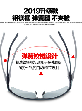 变色男士偏光开车专用潮人墨镜