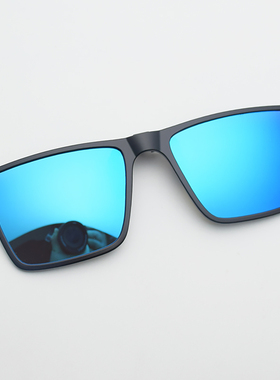 光喵夹片方形韩版男女近视偏光