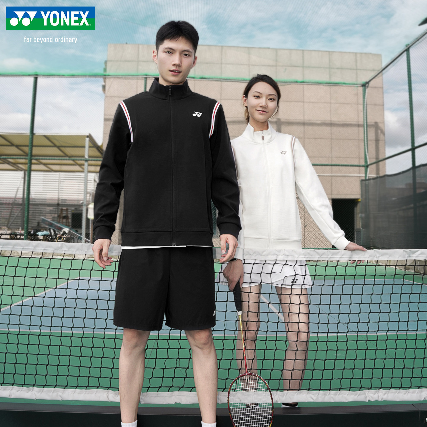 YONEX尤尼克斯羽毛球服女运动外套国羽大赛训练长袖卫衣男女同款,淘宝优惠券,粉丝福利购,淘宝优惠卷