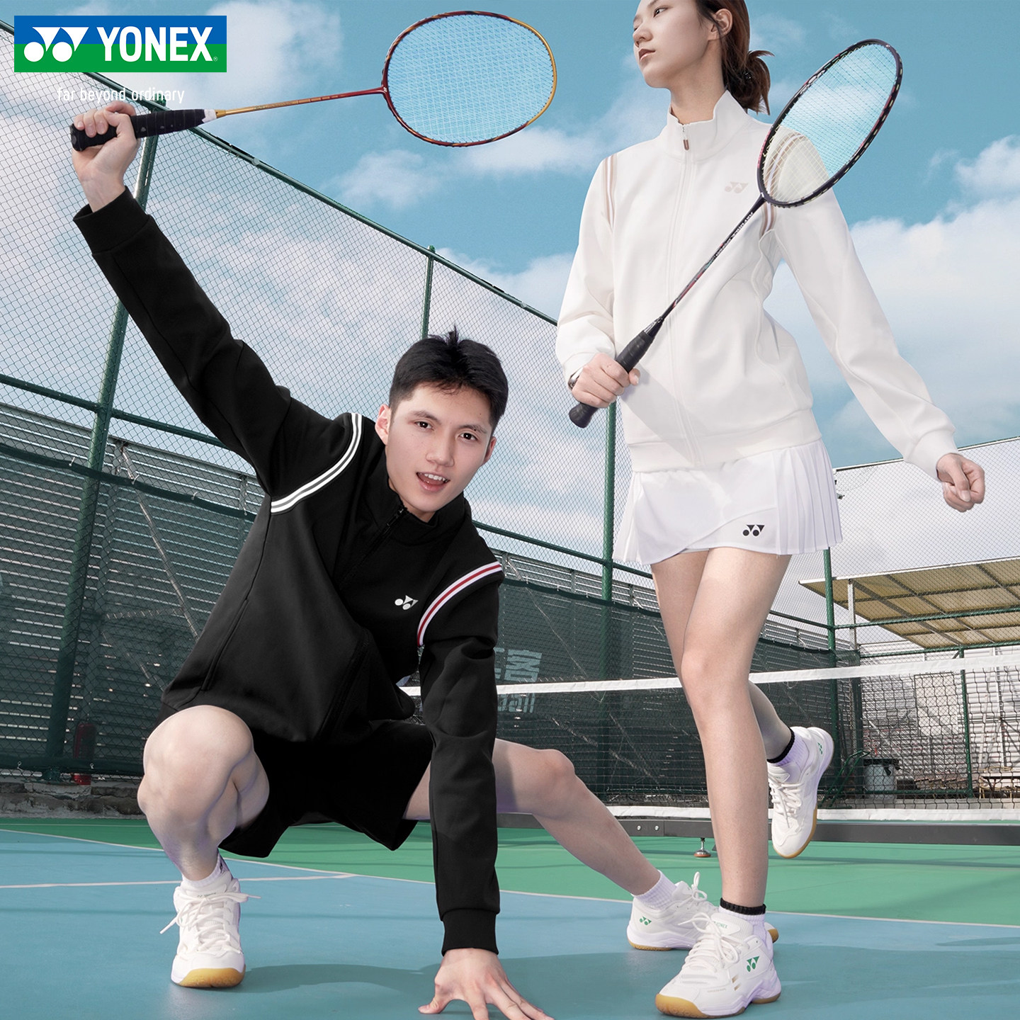 YONEX尤尼克斯羽毛球服女运动外套国羽大赛训练长袖卫衣男女同款,淘宝优惠券,粉丝福利购,淘宝优惠卷