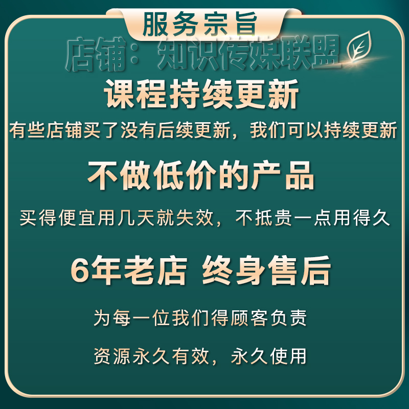 素材各门各派国学经典教学课程零基础易学入门精品网课视频合集