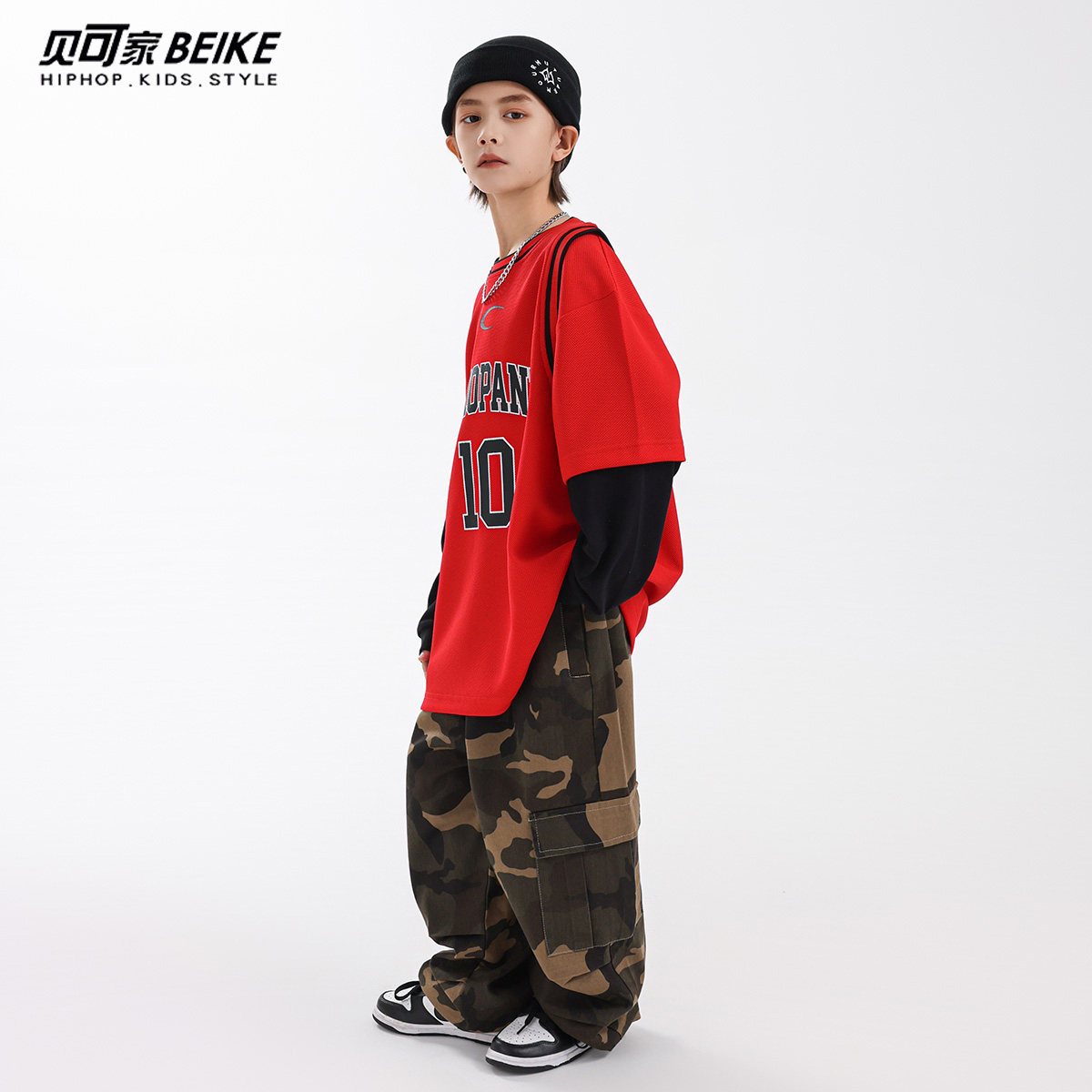 贝可家儿童街舞潮服套装嘻哈风潮牌hiphop少儿街舞服装男童演出服,淘宝优惠券,粉丝福利购,淘宝优惠卷