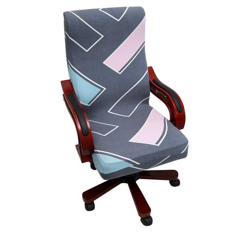 万能老板椅子套罩带扶手电脑办公垫子靠背一体坐座椅罩旋转椅椅套