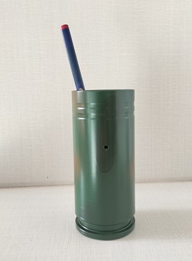 钢壳35炮弹壳笔筒创意个性烟灰缸军旅纪念退役弹壳工艺品收藏摆件