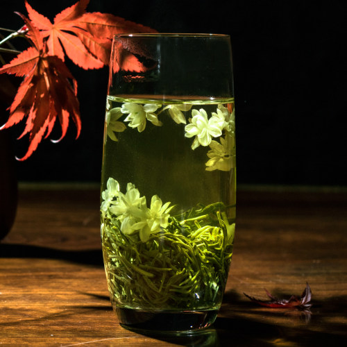 碧潭竹蜀茗润飘雪四川茉莉花茶2026新茶散装特级500g浓香型袋装 - 图2