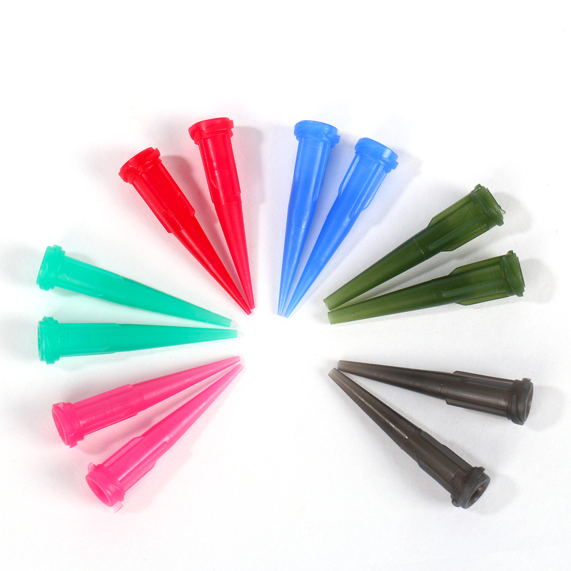 点胶机针头全塑料螺口TT塑胶斜式针咀点胶机针管耗材滴胶针头配件 - 图3